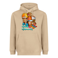Mushroom Sweet Summer Heavyweight Hoodie - CowhideDigitalArt