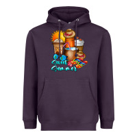 Plum Sweet Summer Heavyweight Hoodie - CowhideDigitalArt