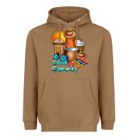 Toasted Coconut Sweet Summer Heavyweight Hoodie - CowhideDigitalArt