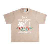French Oak Im A Dog And Horse Kind Of Queen Urban Heavy Tee - Bettercallsaul