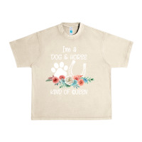 Sandshell Im A Dog And Horse Kind Of Queen Urban Heavy Tee - Bettercallsaul