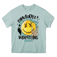 Arona somebody's feral wrestling mom Heavy Core Tee - MaliasSmallBusiness