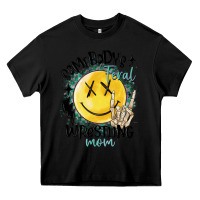 Black somebody's feral wrestling mom Heavy Core Tee - MaliasSmallBusiness