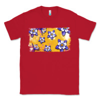Red Rocky Mountain Columbine Flower Classic Tee - Bettercallsaul
