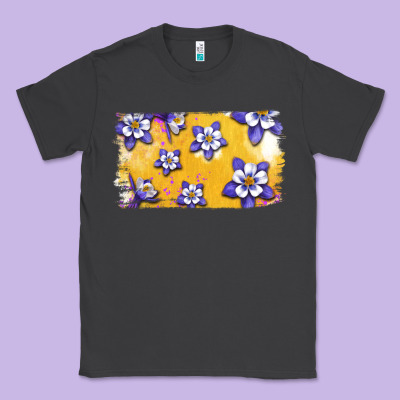Rocky Mountain Columbine Flower Classic Tee Designed By Bettercallsaul