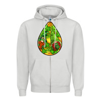 Dove Grey st.patrick's teardrop earrings Zipper Hoodie - FaDigitalArtStudio
