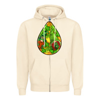 Sandshell st.patrick's teardrop earrings Zipper Hoodie - FaDigitalArtStudio