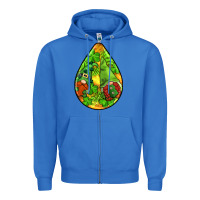 True Royal st.patrick's teardrop earrings Zipper Hoodie - FaDigitalArtStudio