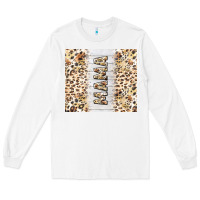White mother's day mama leopard tumbler tbs Long Sleeve Tee - TumblerDesignByShophia