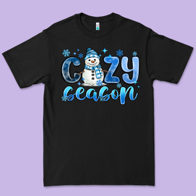 Cozy Season Premium Tee Designed By Maliassmallbusiness