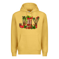 Antique Gold joy christmas with elf bbs Premium Hoodie - BundleAndBundleShop