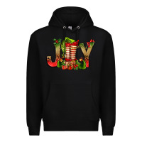 Black joy christmas with elf bbs Premium Hoodie - BundleAndBundleShop