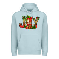 Blue Mist joy christmas with elf bbs Premium Hoodie - BundleAndBundleShop