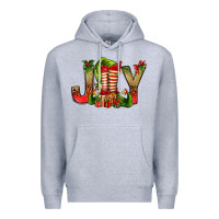 Heather Grey joy christmas with elf bbs Premium Hoodie - BundleAndBundleShop