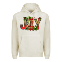 Oatmeal Heather joy christmas with elf bbs Premium Hoodie - BundleAndBundleShop