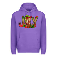 Purple joy christmas with elf bbs Premium Hoodie - BundleAndBundleShop