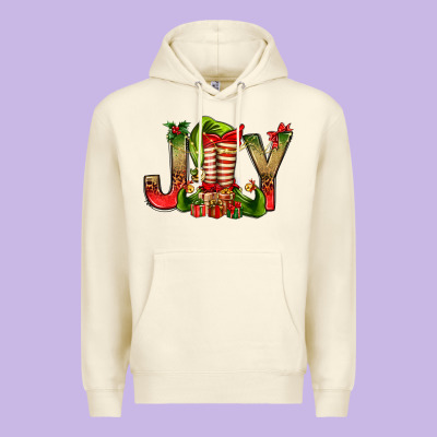 Joy Christmas With Elf Bbs Premium Hoodie Designed By Bundleandbundleshop