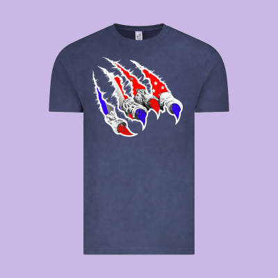 American Flag Claw Vintage Tee Designed By Bettercallsaul