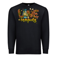 Black Love Camping Premium Sweatshirt - CowhideDigitalArt