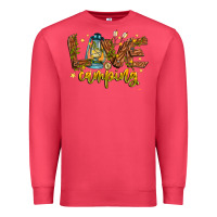 Cardinal Love Camping Premium Sweatshirt - CowhideDigitalArt