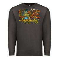 Smoke Love Camping Premium Sweatshirt - CowhideDigitalArt