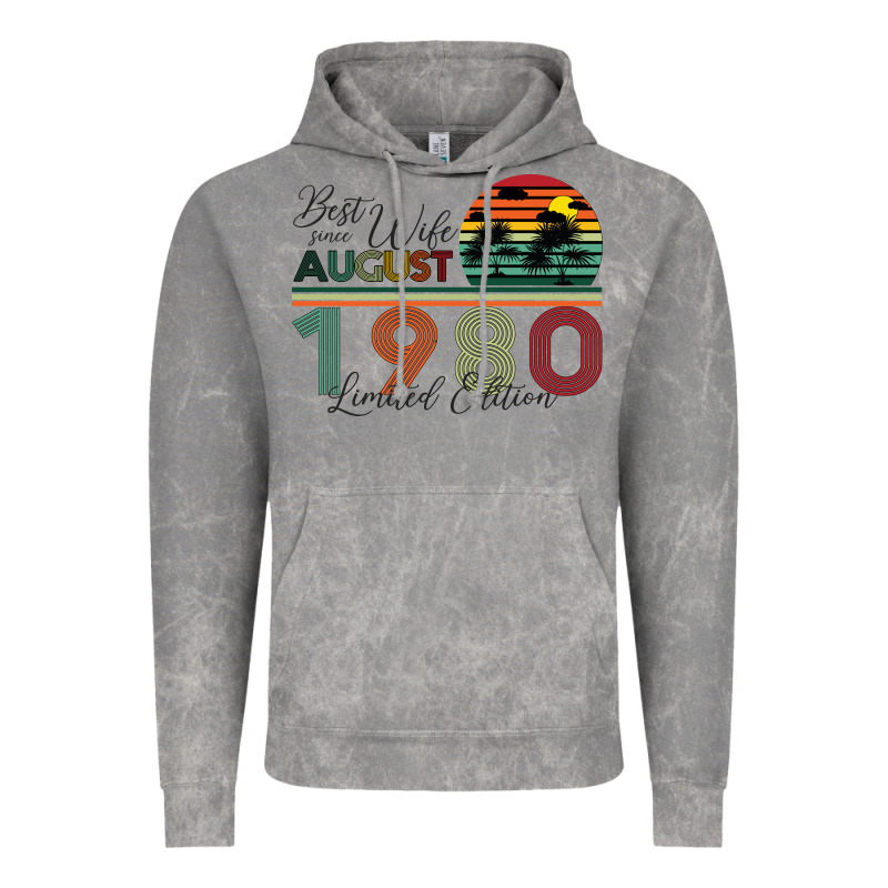 Best Wife Since August 1980 Limited Edition Vintage Hoodie by Bettercallsaul | Teevron