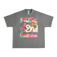 Tornado Cool I Love Music Shirt Gifts Music Is My Second Language Urban Heavy Tee - Bettercallsaul