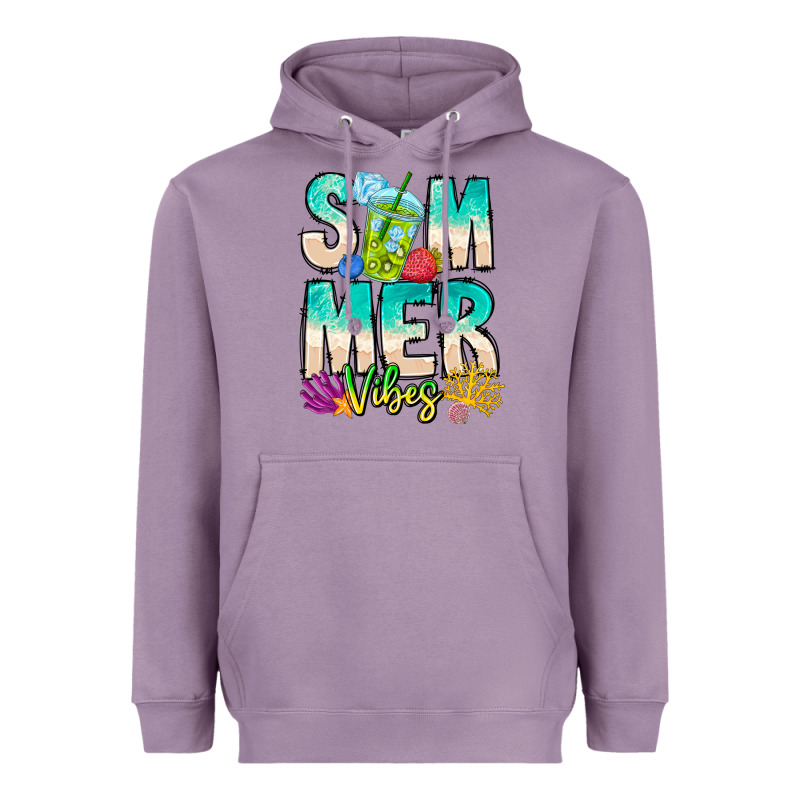 Summer Vibes Heavyweight Hoodie by CowhideDigitalArt | Teevron
