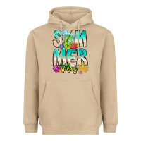 Mushroom Summer Vibes Heavyweight Hoodie - CowhideDigitalArt