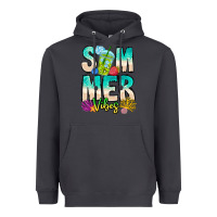 Smoke Summer Vibes Heavyweight Hoodie - CowhideDigitalArt
