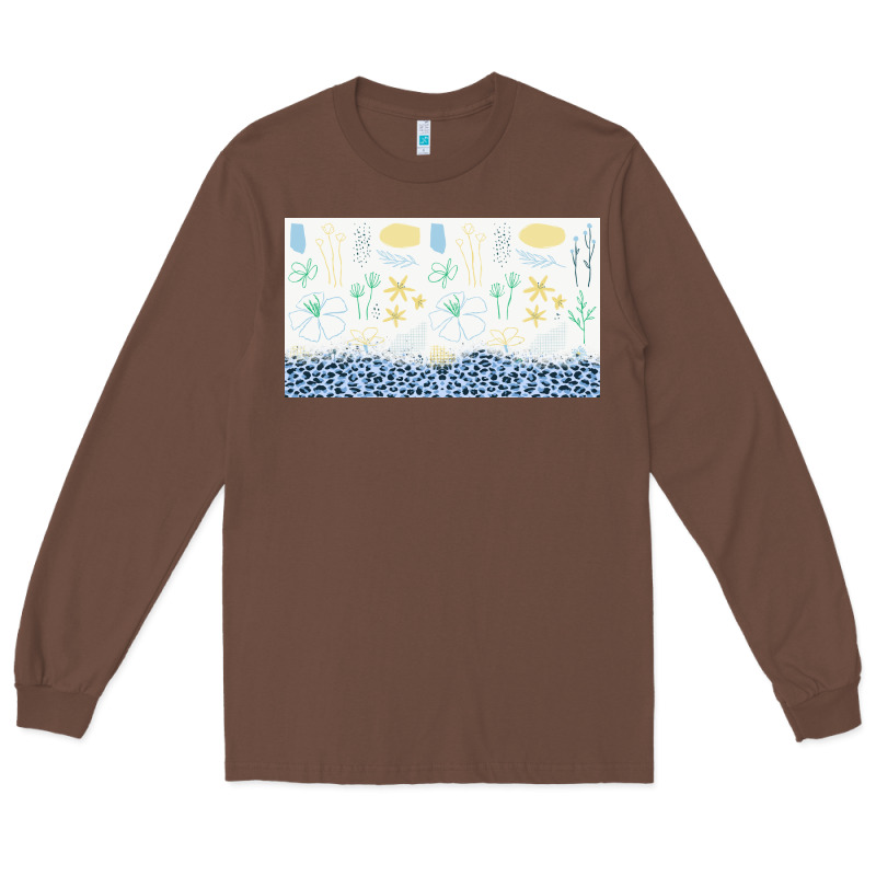 Doodle Flowers Sippy Cup Tbs Long Sleeve Tee by TumblerDesignByShophia | Teevron