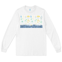 White doodle flowers sippy cup tbs Long Sleeve Tee - TumblerDesignByShophia