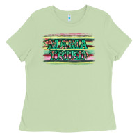 Matcha Floral Mama Tried Ladies Tee - Jasminsmagicworld
