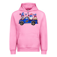 Fuchsia Pink american flag gnomes truck Urban Hoodie - Artiststas