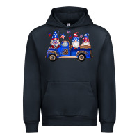 Navy american flag gnomes truck Urban Hoodie - Artiststas