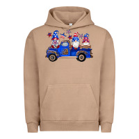 Pigment Burro american flag gnomes truck Urban Hoodie - Artiststas