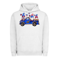 Pigment Lunar Rock american flag gnomes truck Urban Hoodie - Artiststas