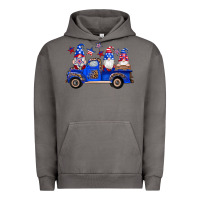 Pigment Tornado american flag gnomes truck Urban Hoodie - Artiststas