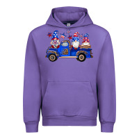 American Flag Gnomes Truck Urban Hoodie | Teevron