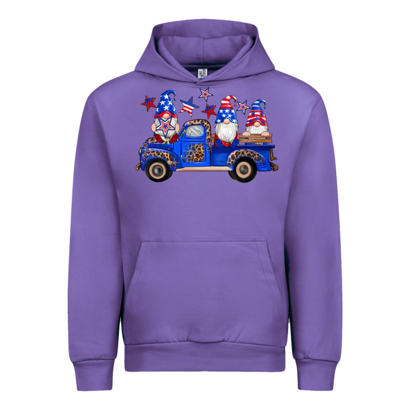 American Flag Gnomes Truck Urban Hoodie by Artiststas | Teevron