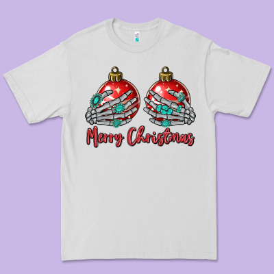 Merry Christmas Premium Tee Designed By Maliassmallbusiness