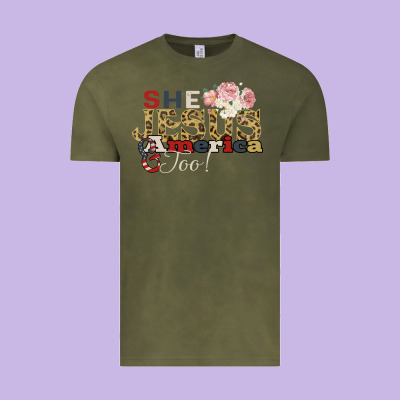 She Jesus America Too Vintage Tee Designed By Bettercallsaul