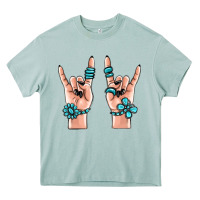 Arona gemstone rock hand Heavy Core Tee - MaliasSmallBusiness