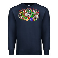 Navy my favorite platers call me grandma baseball Premium Sweatshirt - CowhideDigitalArt