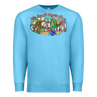 Ocean Blue my favorite platers call me grandma baseball Premium Sweatshirt - CowhideDigitalArt