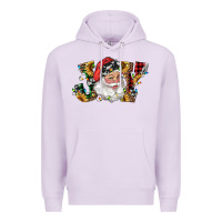 Lilac santa joy with sunflowers Premium Hoodie - RanaPortraitStore