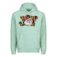 Seafoam santa joy with sunflowers Premium Hoodie - RanaPortraitStore