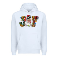 White santa joy with sunflowers Premium Hoodie - RanaPortraitStore