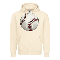 Sandshell baseball ball Zipper Hoodie - FaDigitalArtStudio