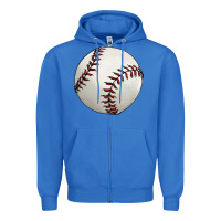 True Royal baseball ball Zipper Hoodie - FaDigitalArtStudio